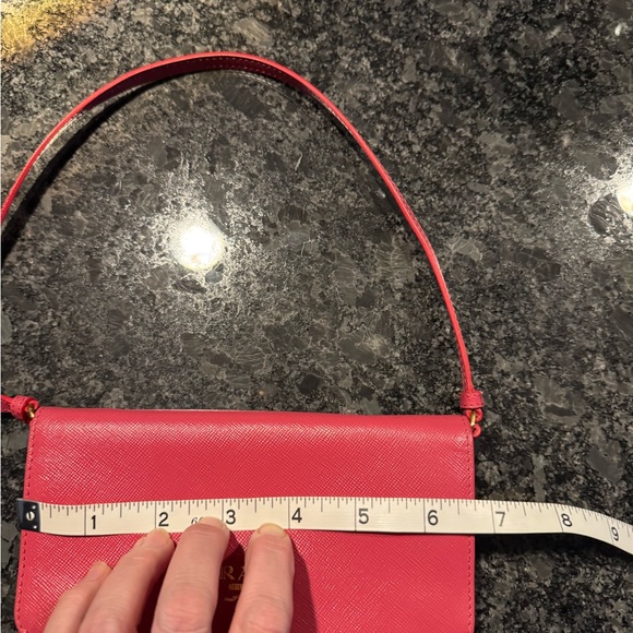 Prada Saffiano Crossbody Leather Wallet - Picture 14 of 15